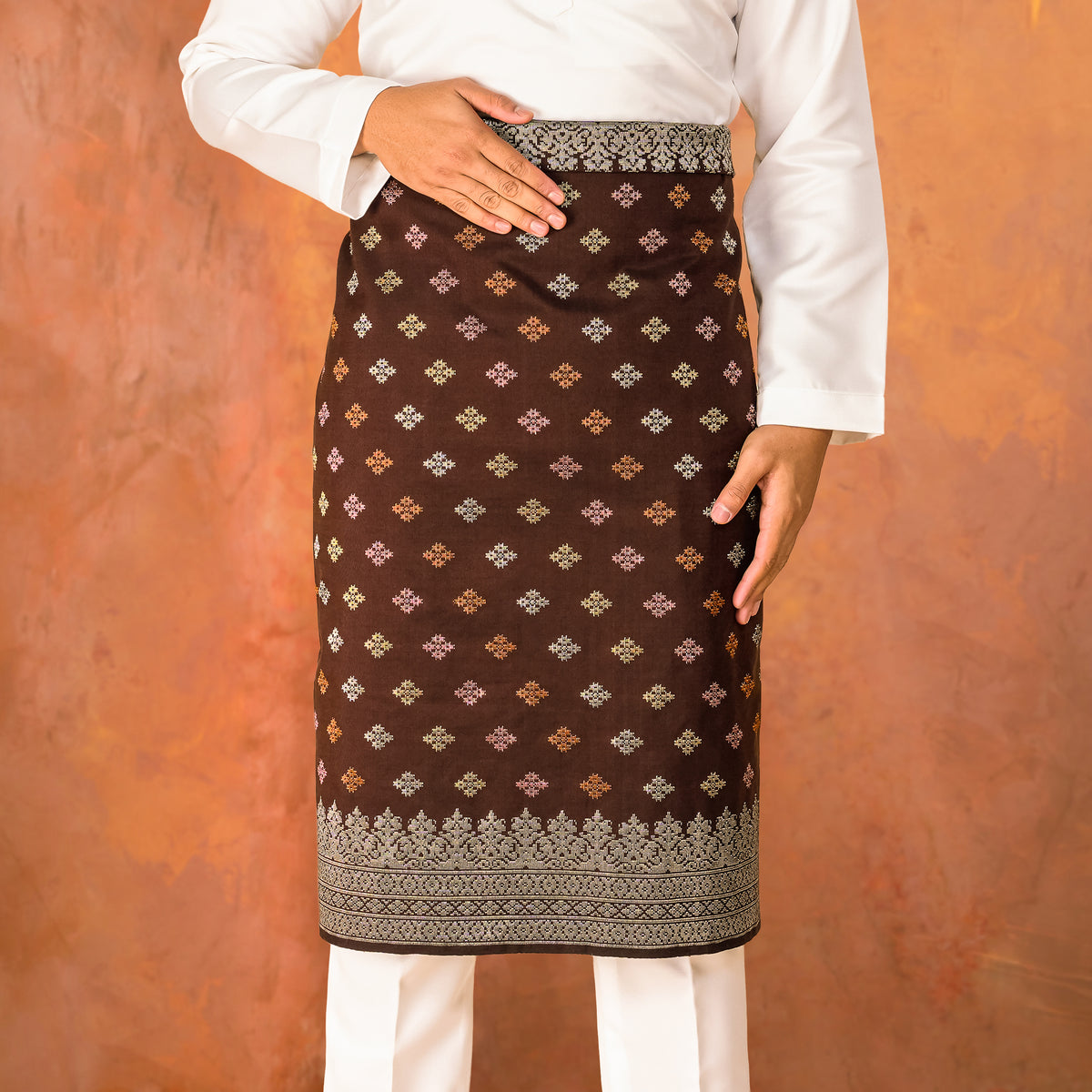 BROWN - SILVER | Premium Handmade (PR111)