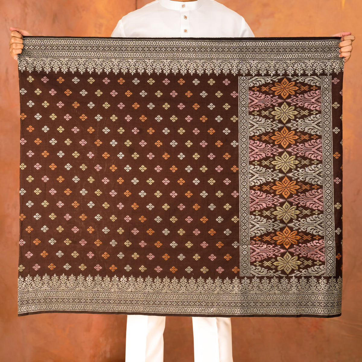 BROWN - SILVER | Premium Handmade (PR111)