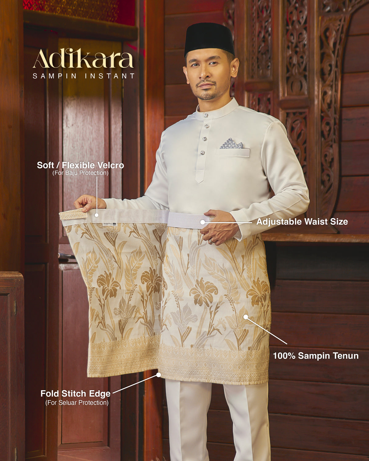 INSTANT ADIKARA -  OFF WHITE GOLD (AK03)