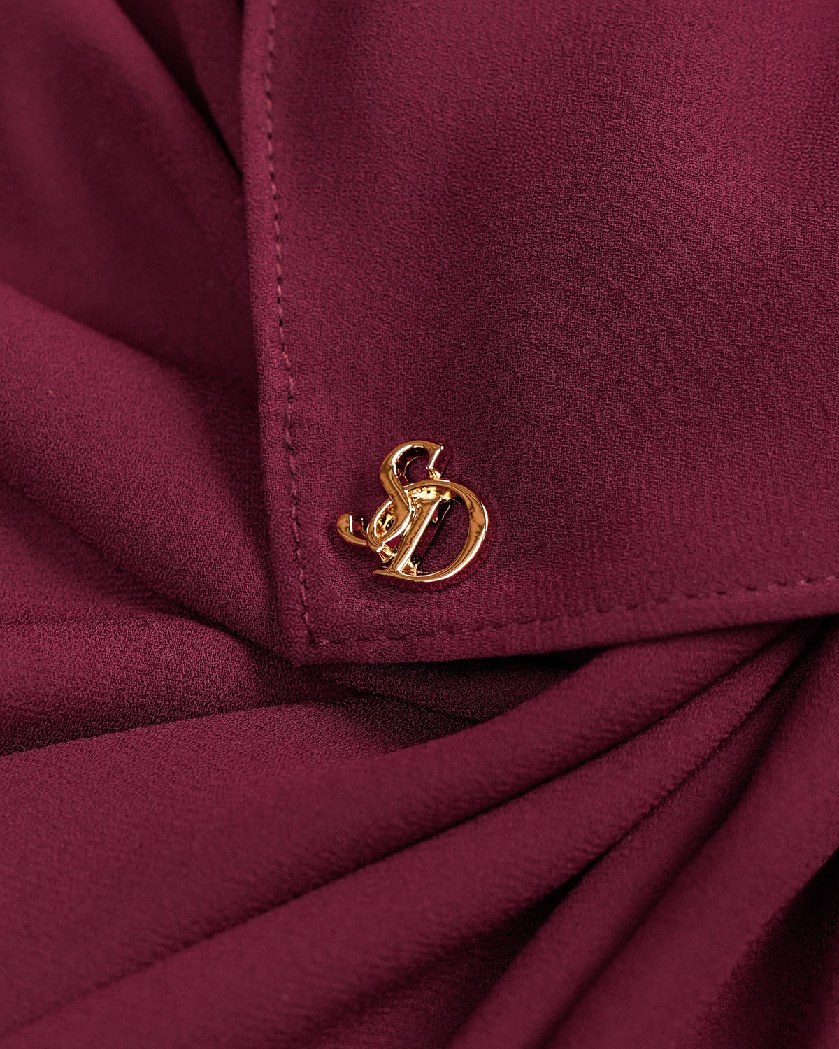 LUNA SHAWL - BURGUNDY | FLOWY TUDUNG