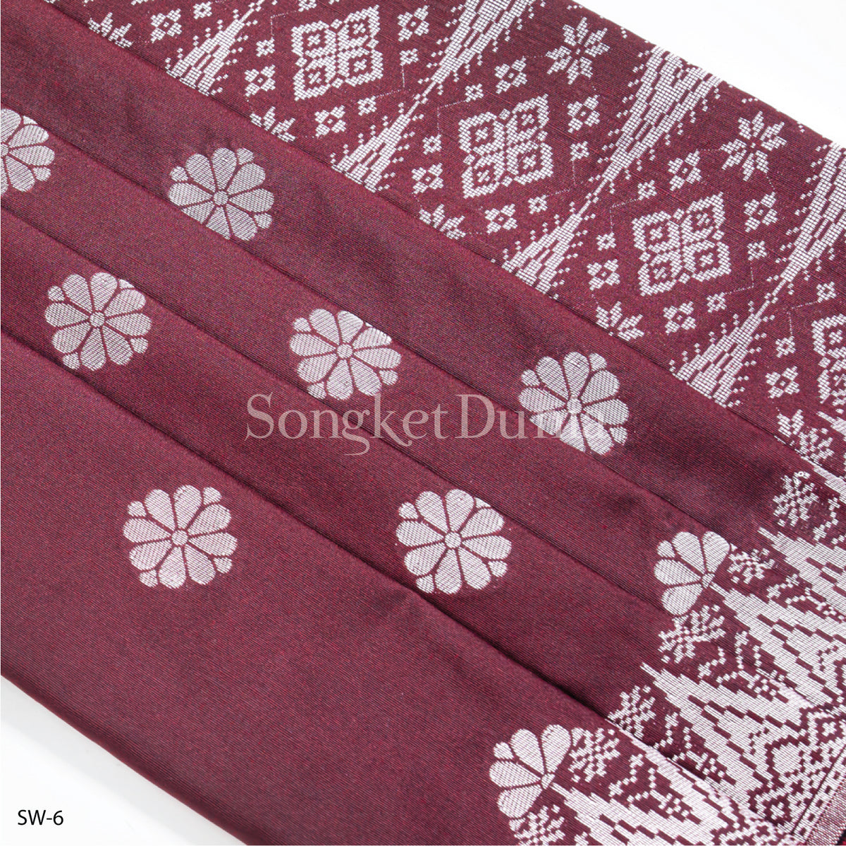 MAROON - SILVER (SW-6) | MELATI