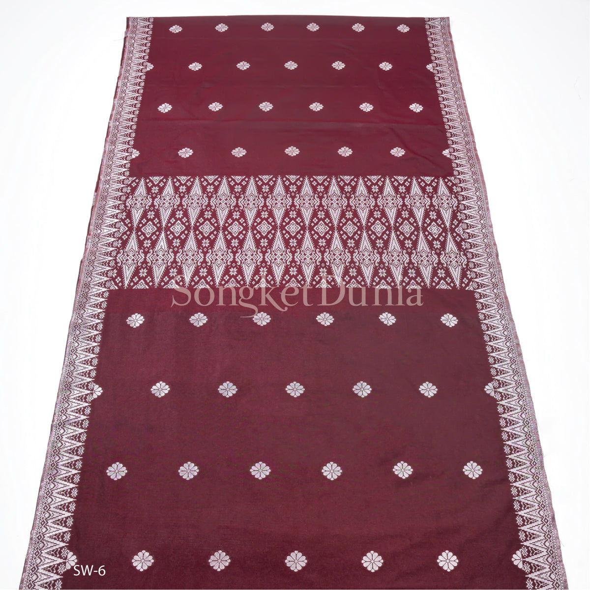 MAROON - SILVER (SW-6) | MELATI