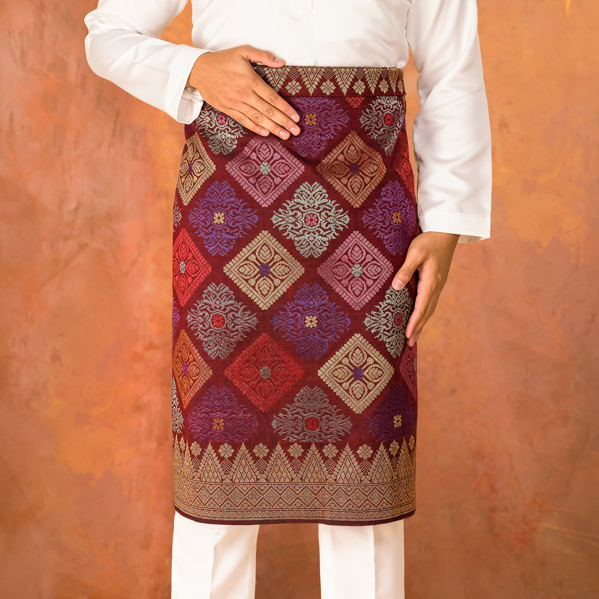MAROON GOLD - MIX | Premium Handmade (PR124)