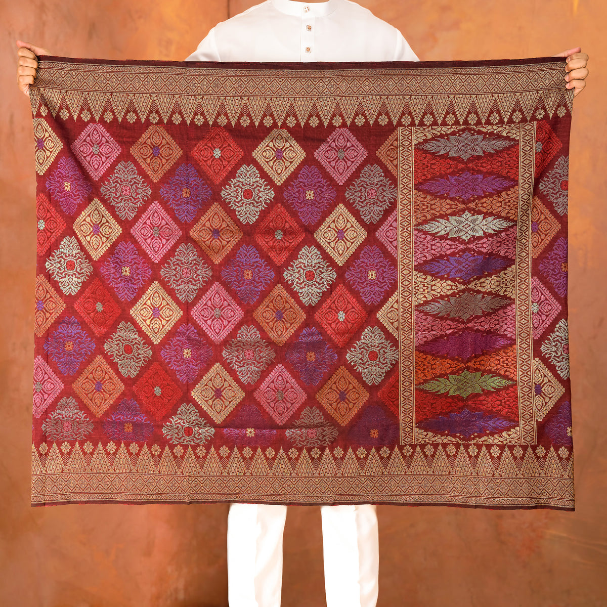 MAROON GOLD - MIX | Premium Handmade (PR124)