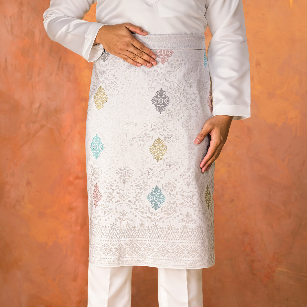 OFF WHITE SILVER - MIX | Dato' Handmade (DT156)