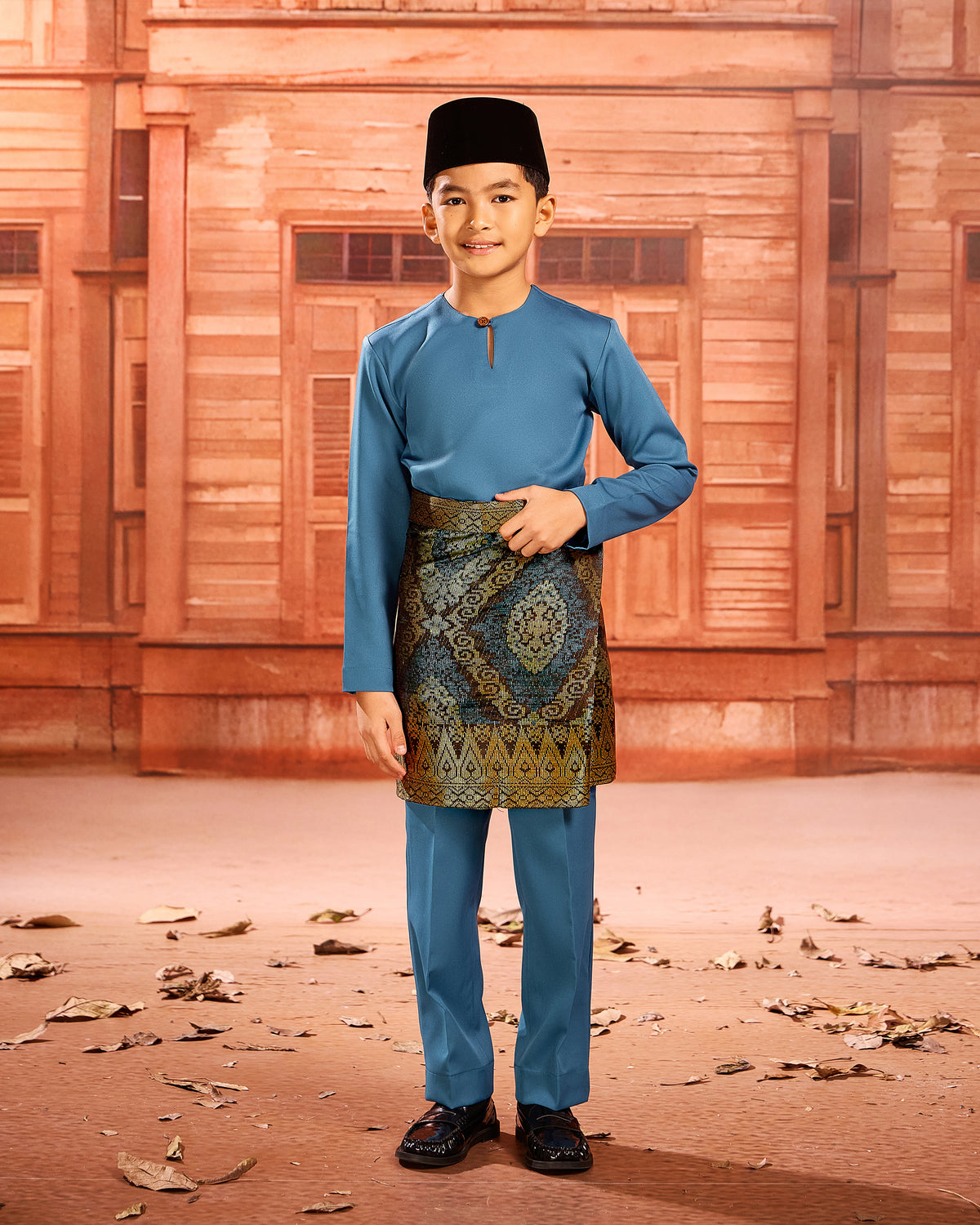 INSTANT MAJESTIK (KIDS) | BLACK GOLD/TURQUOISE (MJ01)