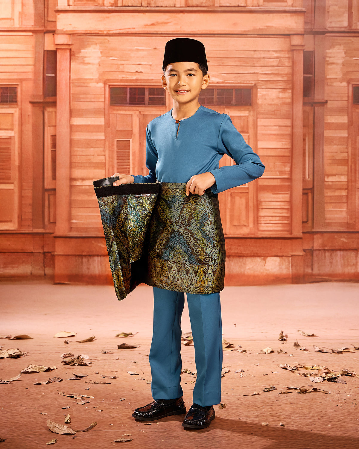 INSTANT MAJESTIK (KIDS) | BLACK GOLD/TURQUOISE (MJ01)