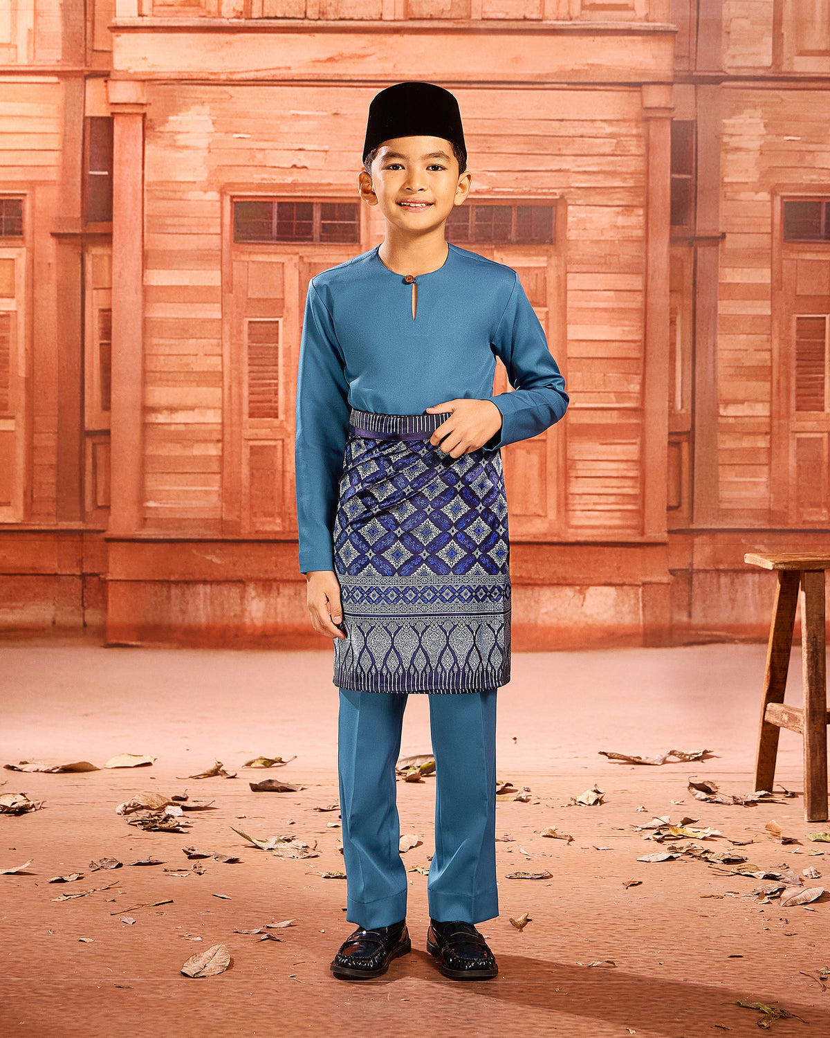SAMPIN RA'JAH (KIDS) - NAVY BLUE/ROYALE BLUE (RJ06)