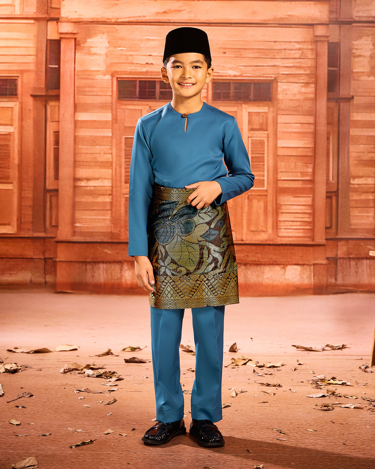 INSTANT MAJESTIK (KIDS) | BLACK GOLD/TURQUOISE (MJ02)