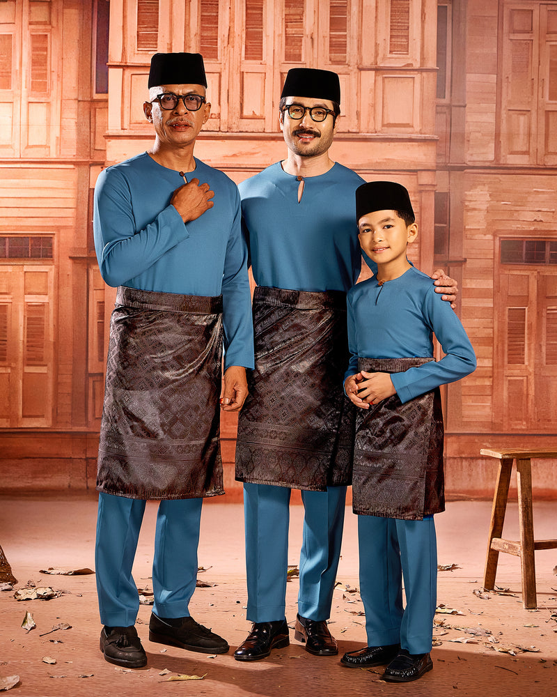 SAMPIN RA'JAH (KIDS) - FULL BLACK (RJ01)