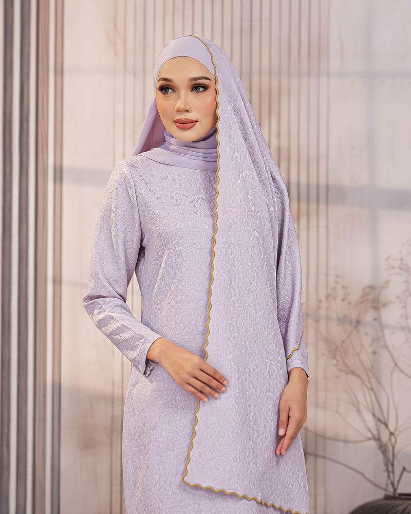 KURUNG ORKED (Moden) - Soft Purple | Soft Premium Brocade