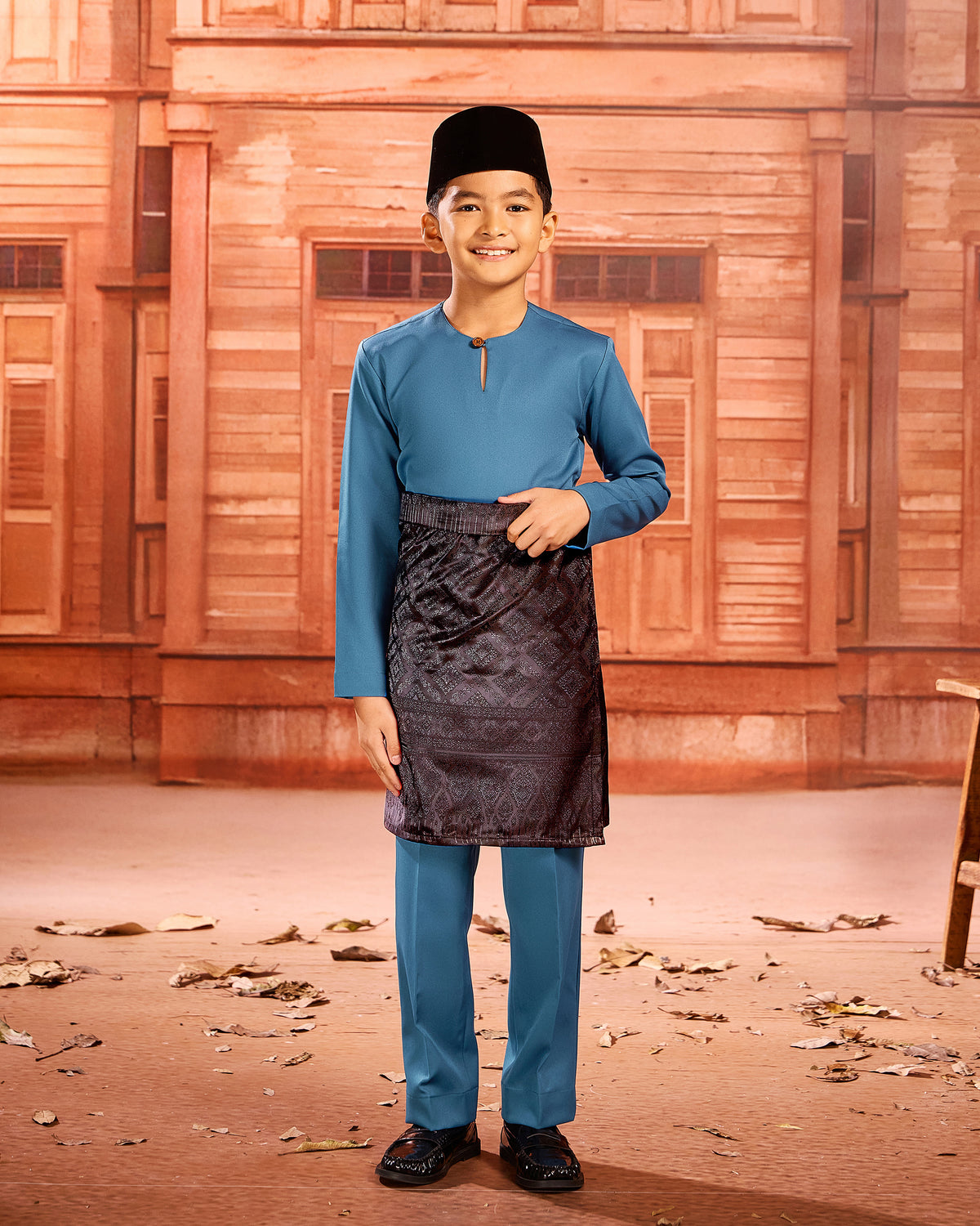 SAMPIN RA'JAH (KIDS) - FULL BLACK (RJ01)