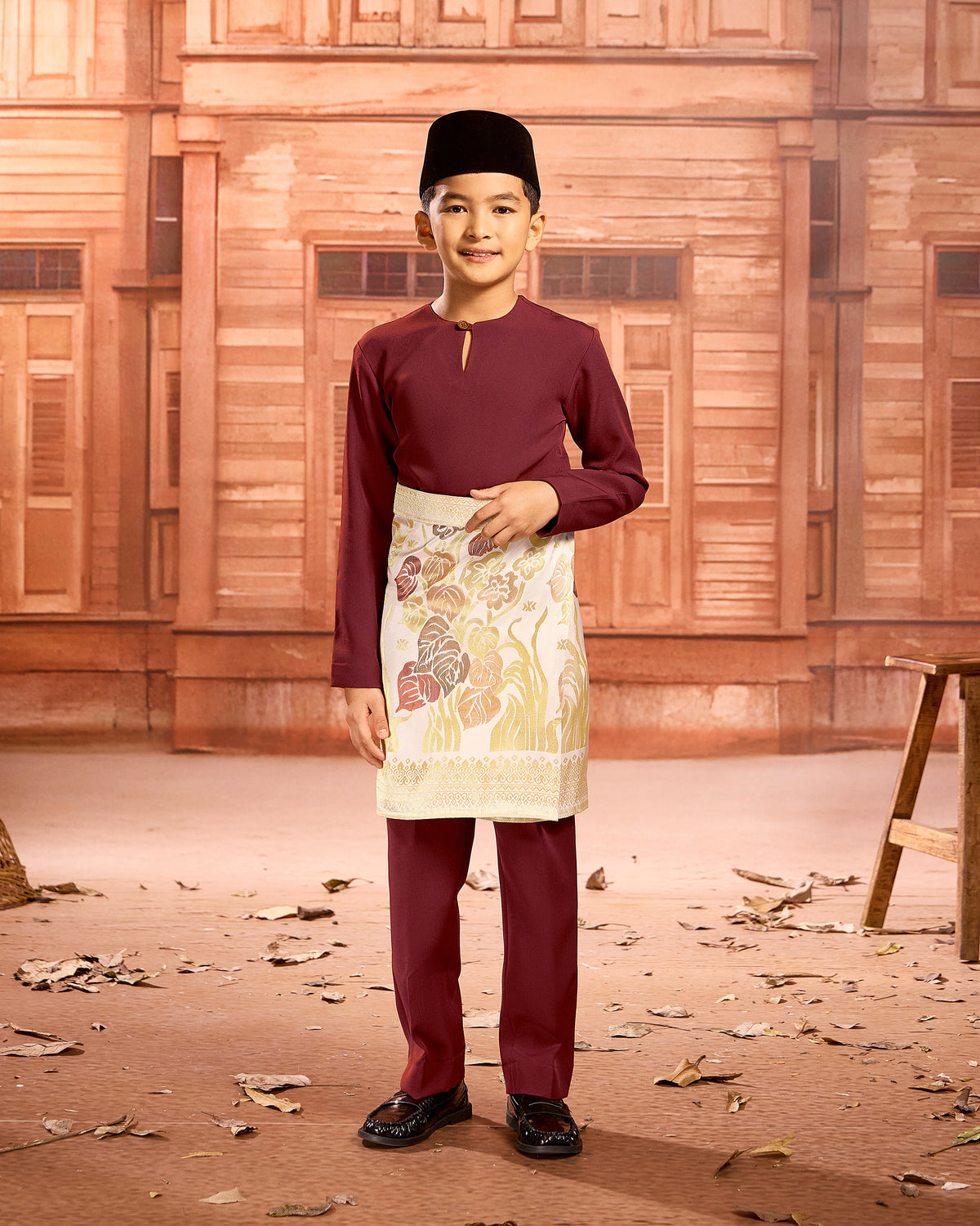 SAMPIN SIREH MAHKOTA (KIDS) - OFF WHITE/MIX (SM05)