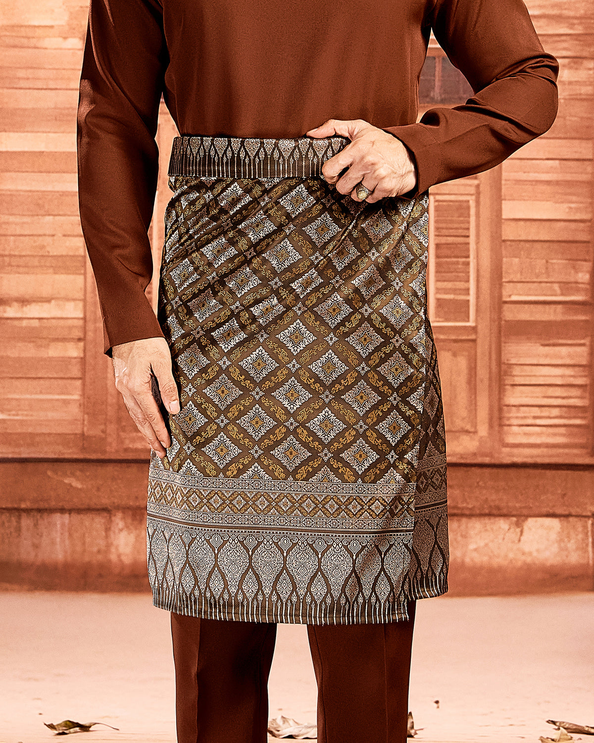 SAMPIN RA'JAH (ADULT) - BROWN/BEIGE (RJ05)