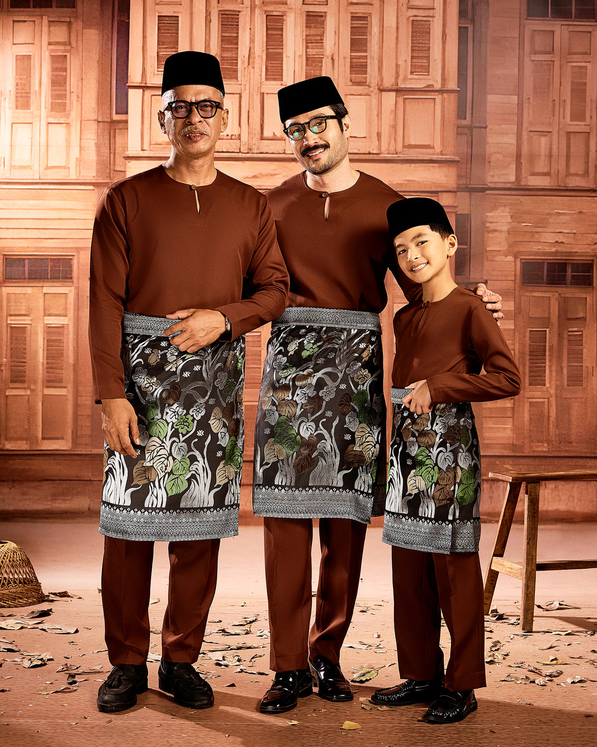 SAMPIN SIREH MAHKOTA (ADULT) - BLACK SILVER/MIX (SM03)