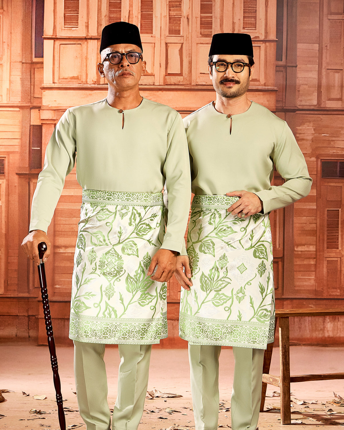 SAMPIN REKA SERASI (ADULT) - WHITE SILVER/GREEN (RS07)