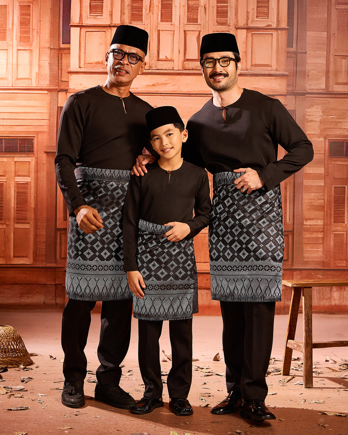 SAMPIN RA'JAH (ADULT) - BLACK SILVER (RJ03)