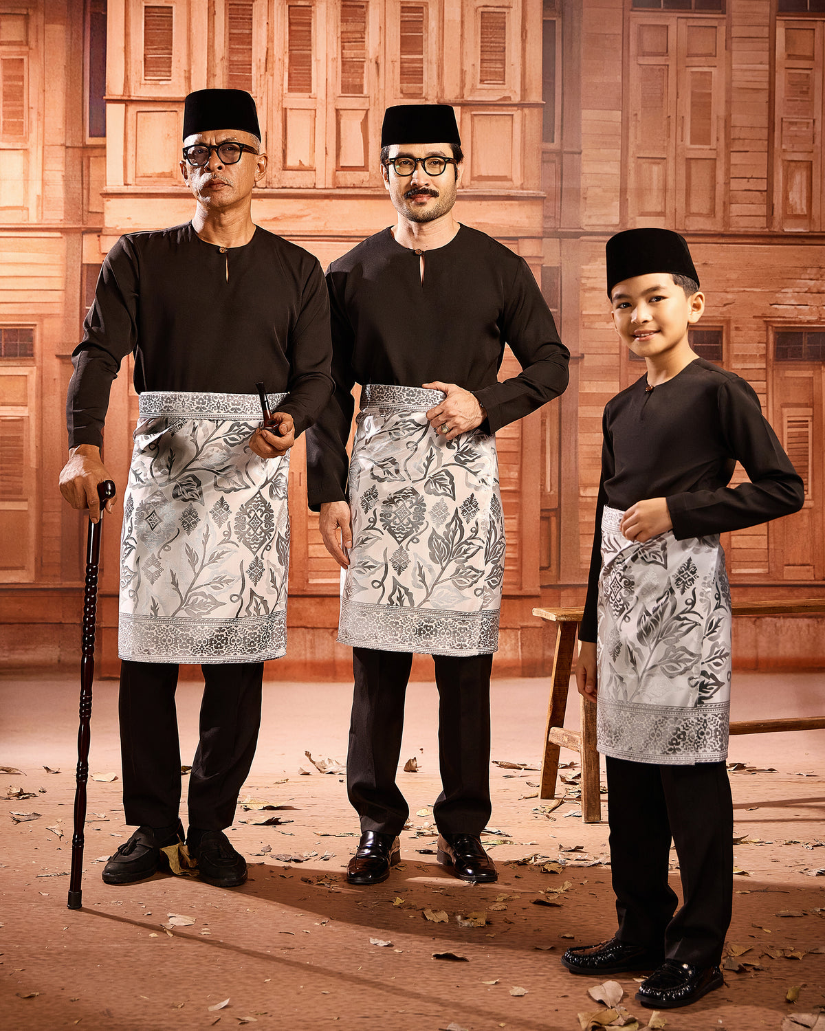 SAMPIN REKA SERASI (KIDS) - WHITE SILVER/GREY (RS05)