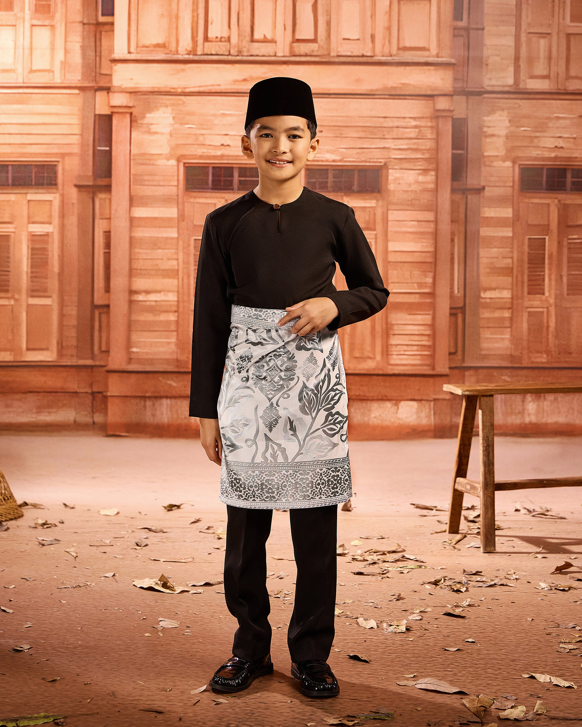 SAMPIN REKA SERASI (KIDS) - WHITE SILVER/GREY (RS05)