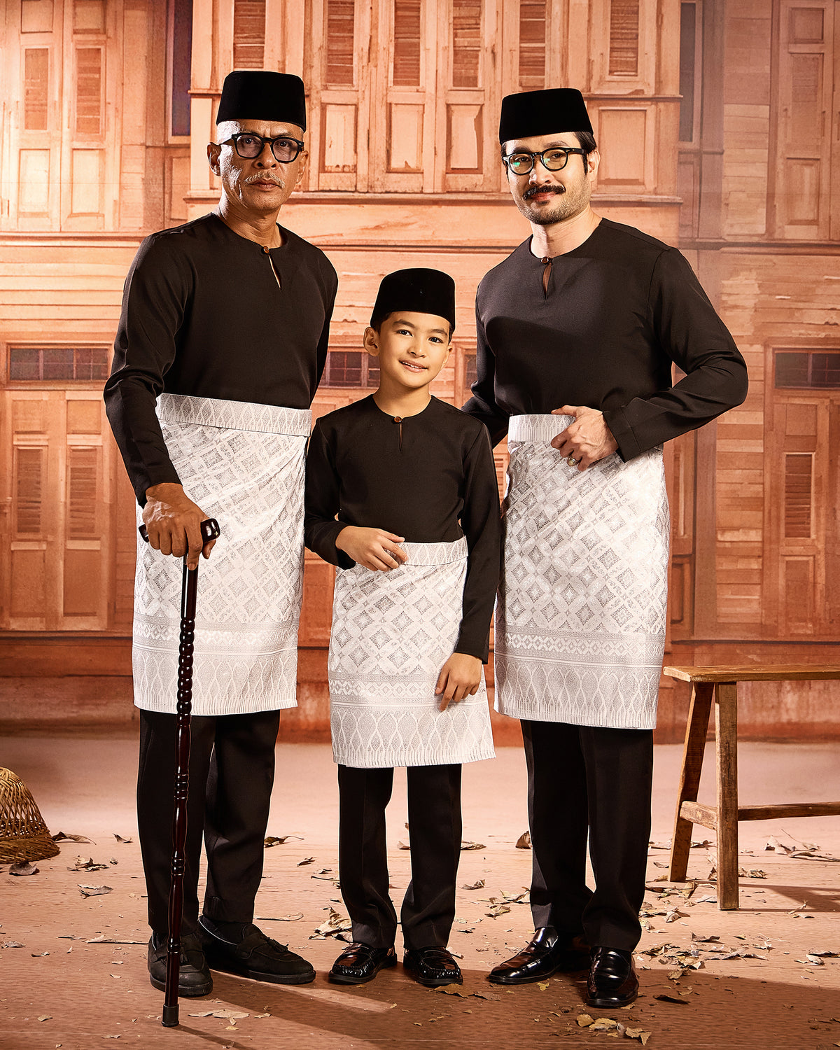 SAMPIN RA'JAH (KIDS) - SILVER/GREY (RJ09)