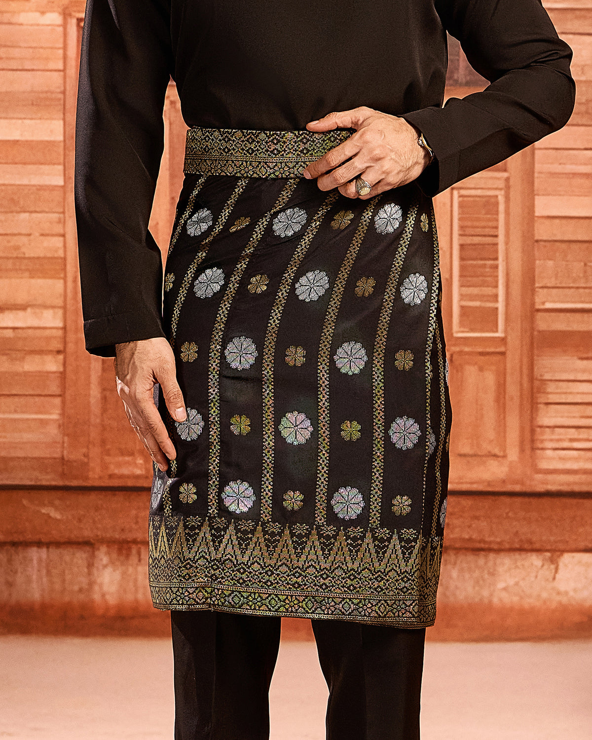 INSTANT SERI TABUR (ADULT) | Black Gold/Silver (SR06)