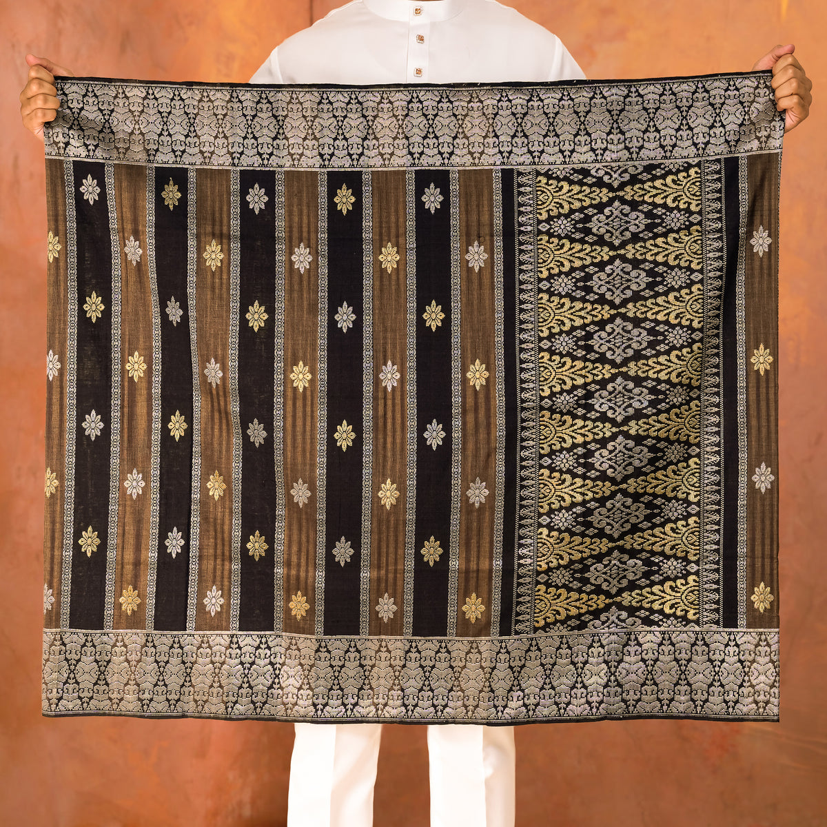 BLACK SILVER- BROWN | Exclusive Handmade (EX127)