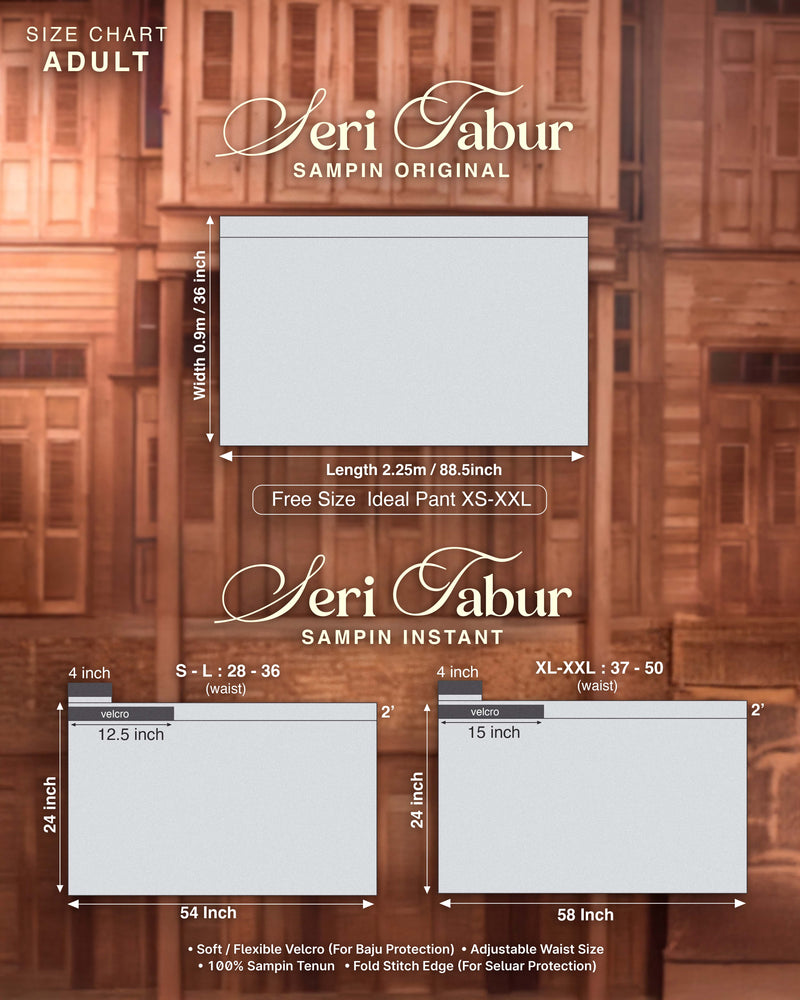 INSTANT SERI TABUR (ADULT) | Black Gold (SR07)