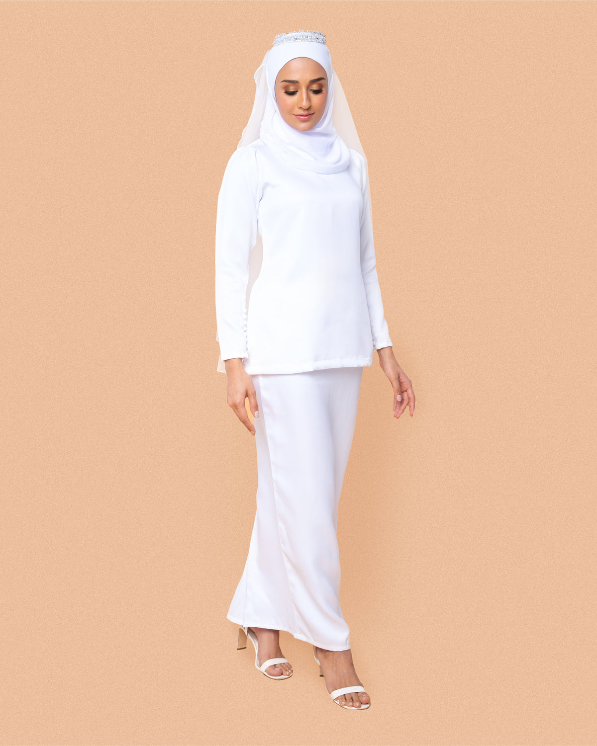 CLEARANCE | AINA KURUNG NIKAH - WHITE
