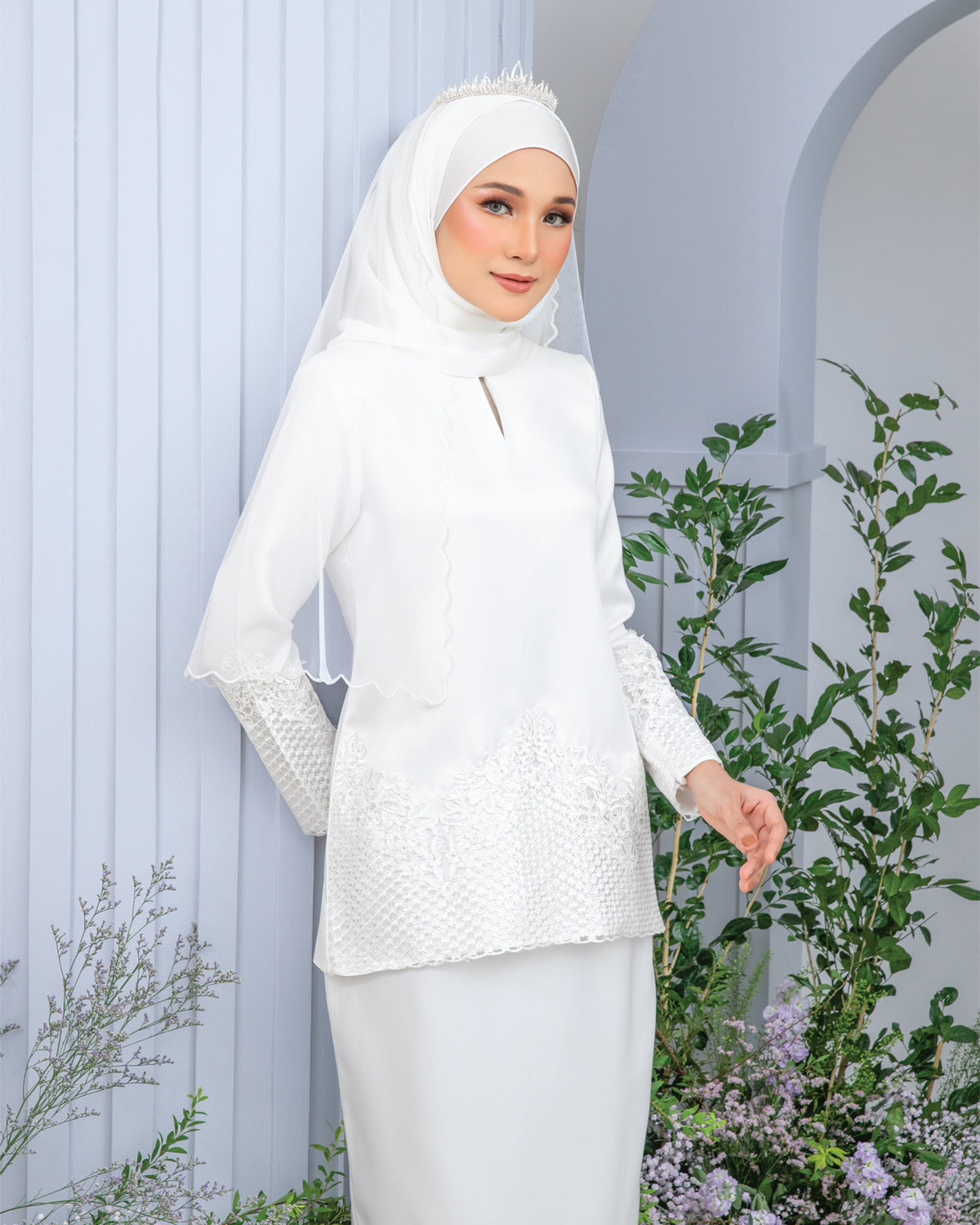 AMANI KURUNG ( OFF WHITE)