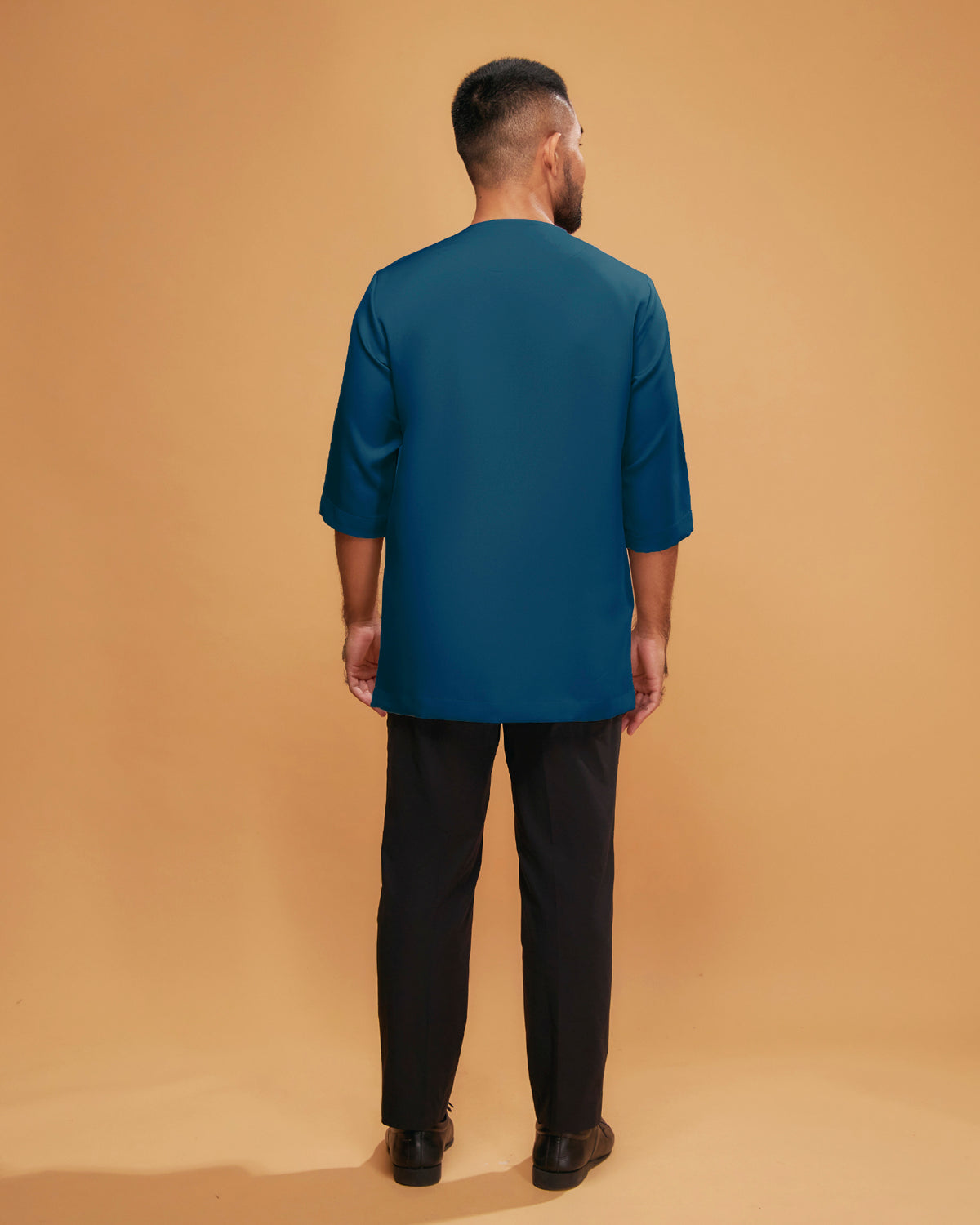 KURTA ARJUNA (Plain) - TEAL BLUE