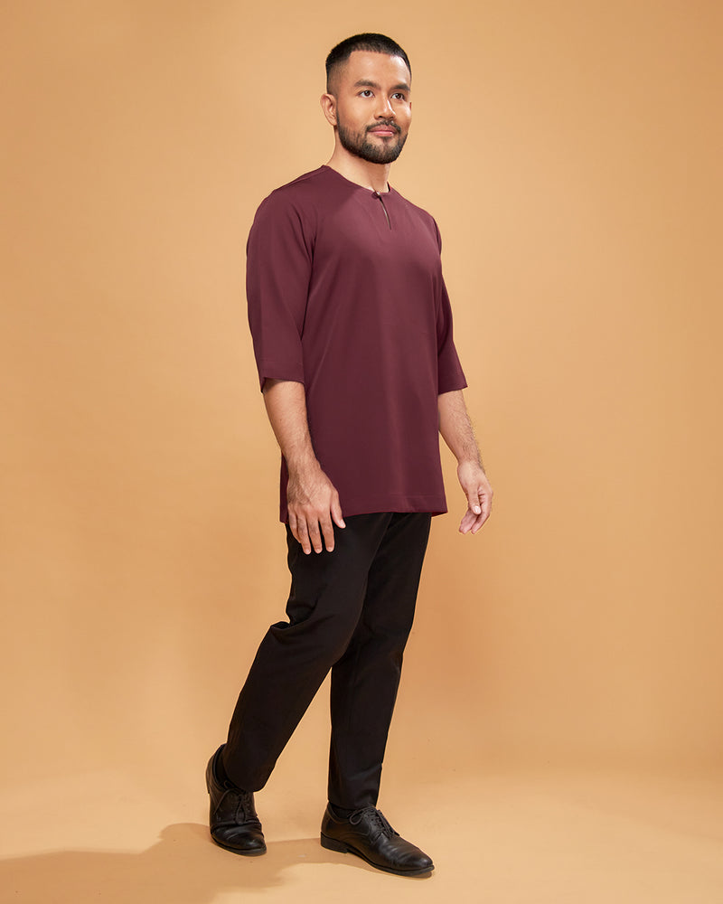 KURTA ARJUNA (Plain) - BURGUNDY