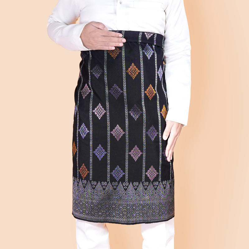 BLACK - SILVER Stripes Mix | Exclusive Handmade