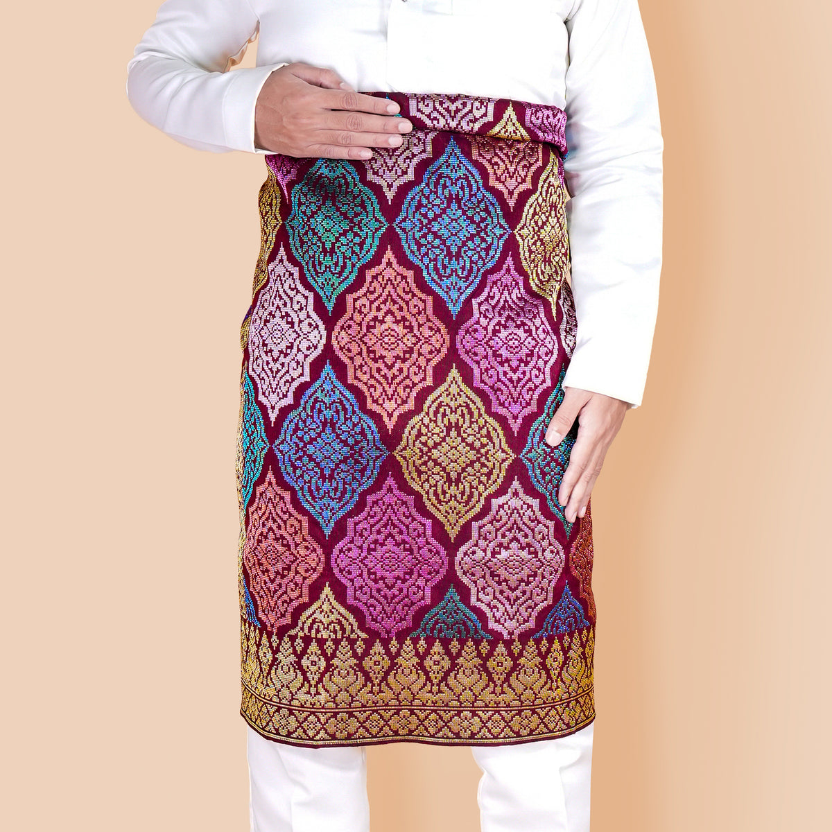 MAROON - GOLD Mix | Royal Handmade