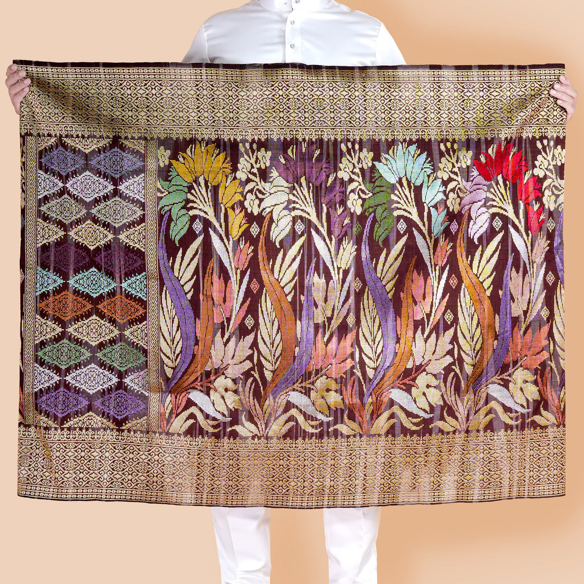 RICH BROWN GOLD - Stripes | Royal Handmade (2.5M)