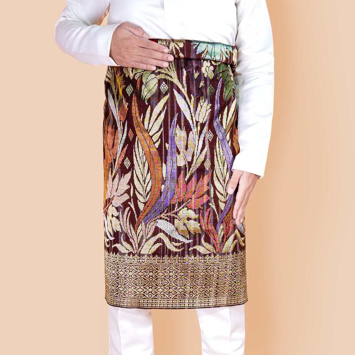 RICH BROWN GOLD - Stripes | Royal Handmade (2.5M)