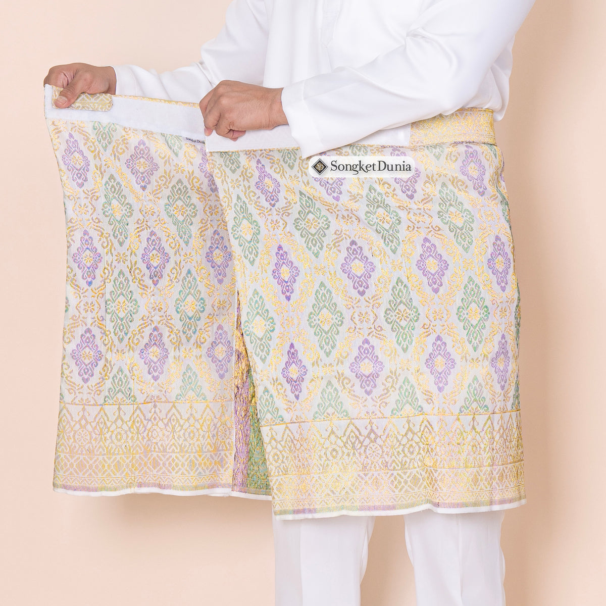 MAJESTIC INSTANT | White Gold - Purple/Green (TM284)