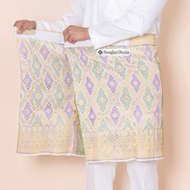 MAJESTIC INSTANT | White Gold - Purple/Green (TM284)