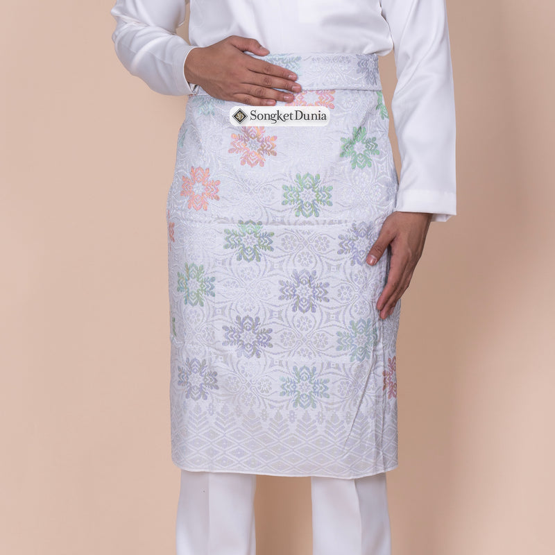 WHITE - SILVER MIX | Dato' Handmade