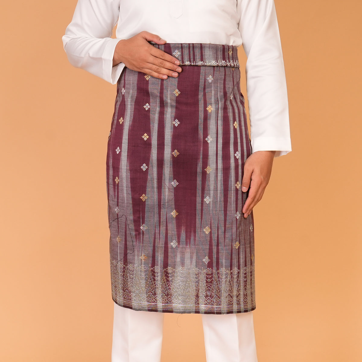 MAROON SILVER - Jalur | Dato' Handmade