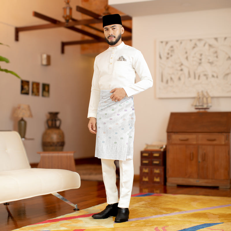 INSTANT MALEEQ HANDMADE DATO-WHITE SILVER/MIX