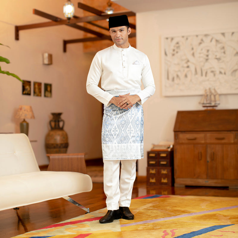 INSTANT MAJESTIC | White Silver - Blue (TM353)