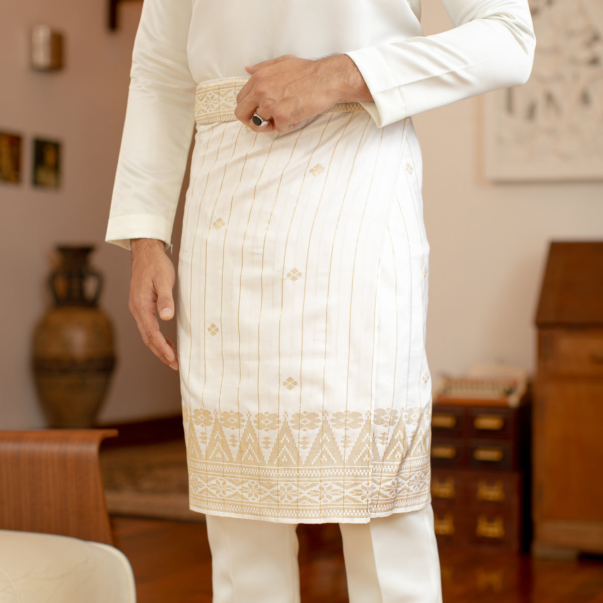 MALEEQ INSTANT | White Gold - Handmade