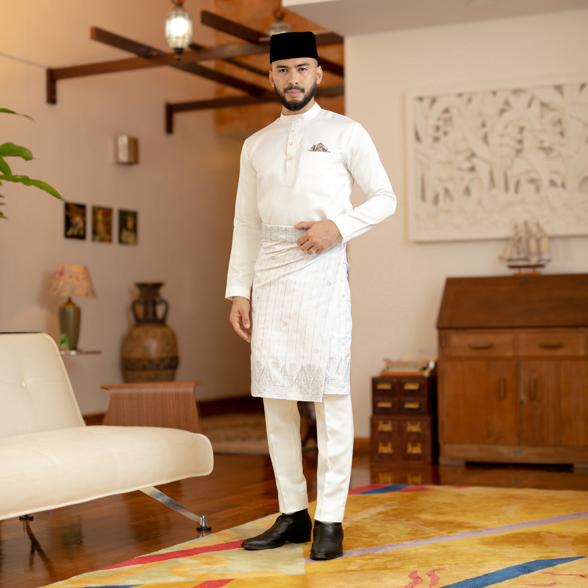 MALEEQ INSTANT | White Silver - Handmade