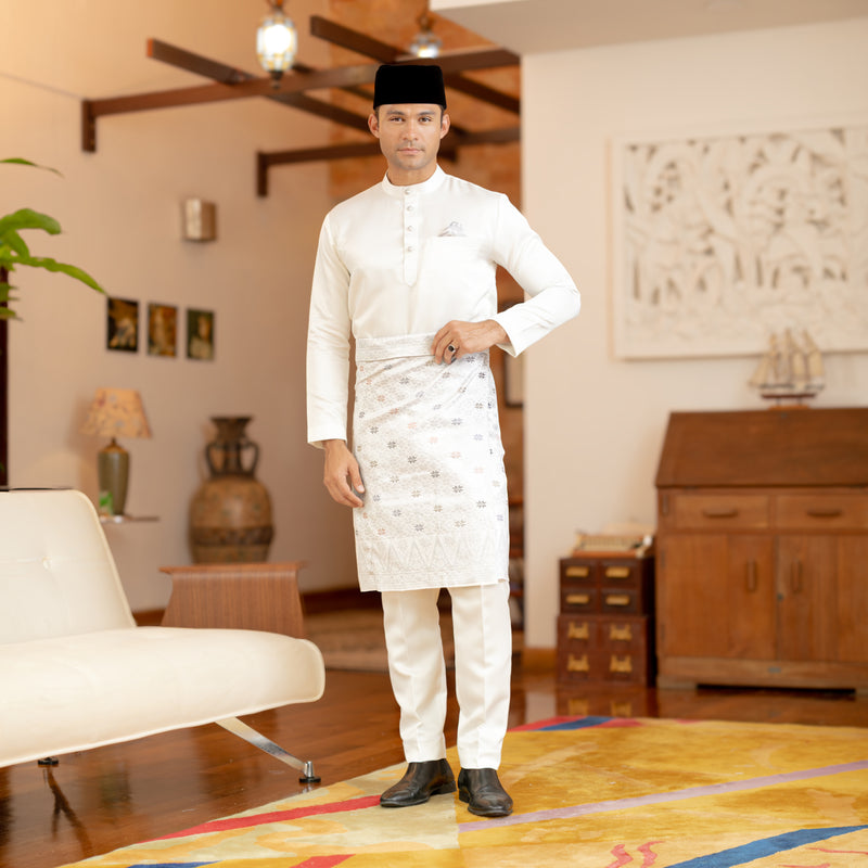 INSTANT MALEEQ HANDMADE DATO-WHITE SILVER/MIX