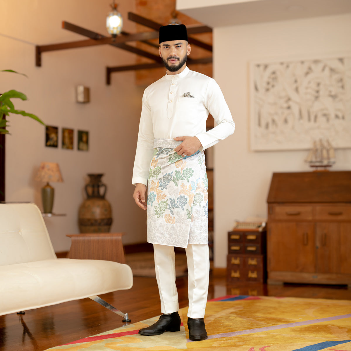 MALEEQ INSTANT | White SIlver Mix - Handmade