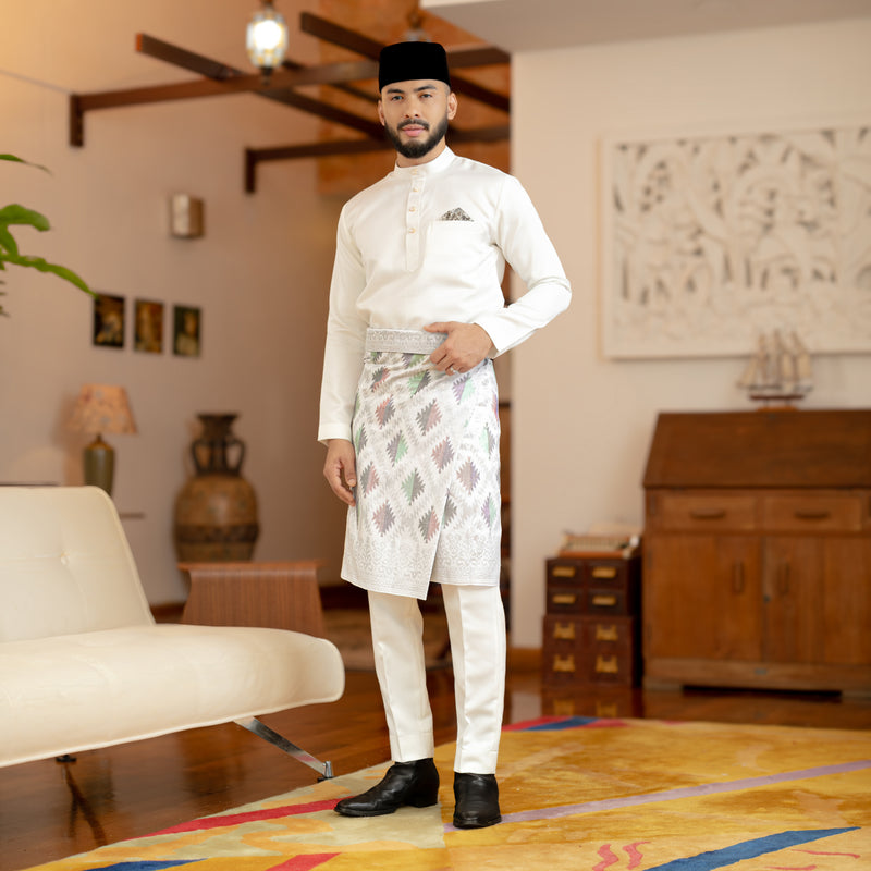 INSTANT MALEEQ HANDMADE EXCLUSIVE-WHITE SILVER/MIX