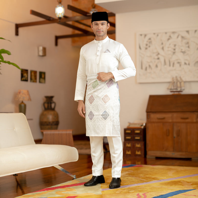 INSTANT MALEEQ HANDMADE DATO-WHITE SILVER/MIX