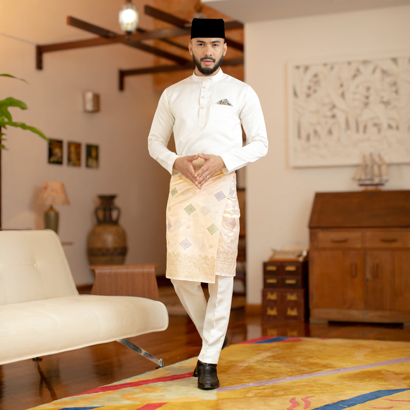 INSTANT MALEEQ HANDMADE EXCLUSIVE-PEACH/GOLD