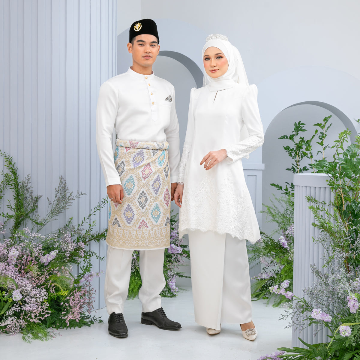 DAHLIA COUPLE SET (OFF WHITE)