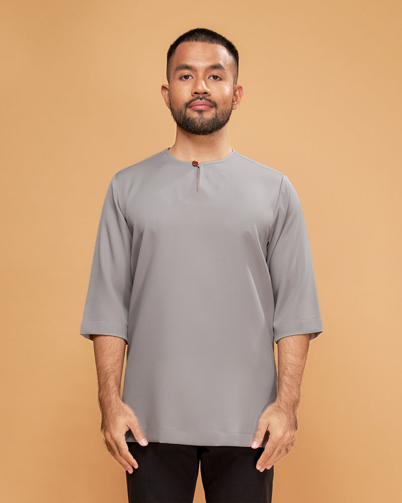 KURTA ARJUNA (Plain) - GREY